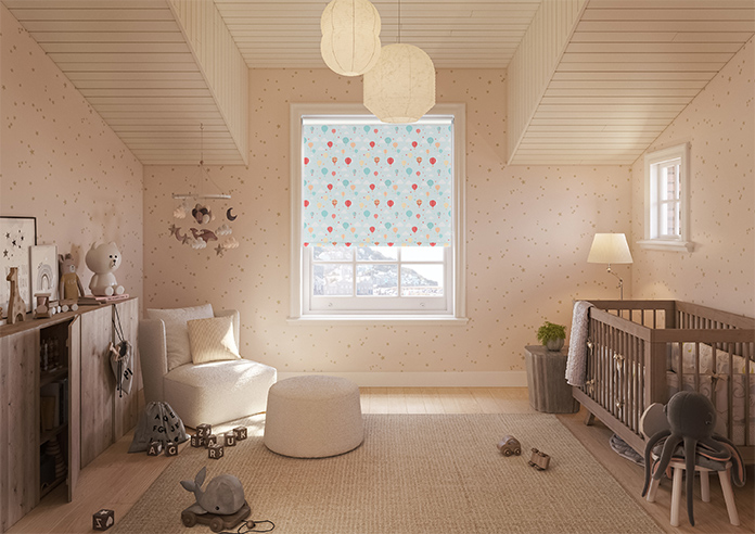 Balloon Festival, Multi - Twist&Fit Roller Blind - Image 8
